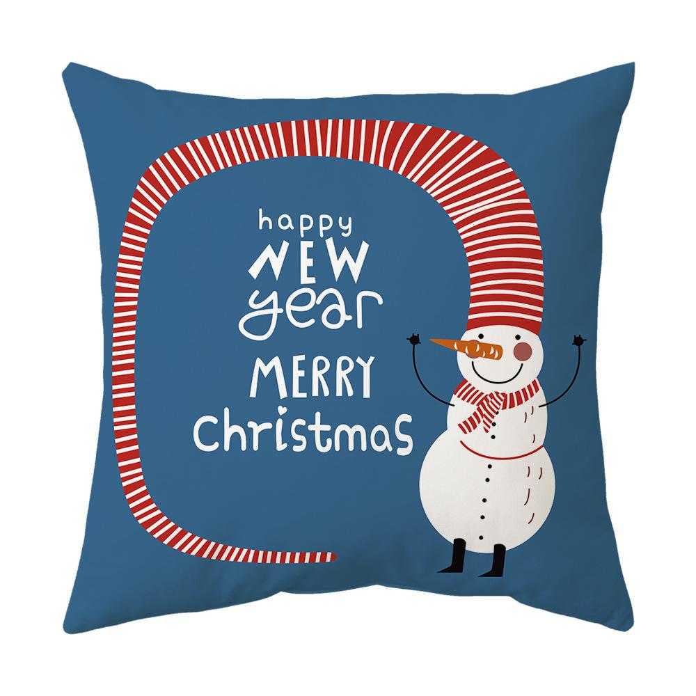 Christmas Pillow Cushion Pillow Cover Printed Pillow Cover Cushion Cover Home Holiday Gift Sofa