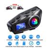 Q58-MAX Motorcycle Helmet Intercom Bluetooth 5.3 Interphone 500M IP65 Waterproof Moto Intercom with Music Sharing LCD Display