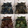 High-End Premium Soft Duvet Cover Set Fashion Clasic Popular Mesh Leaf Digital Print Beding Set Soft And Comfortable Soft Duvet Cover For Bedrom