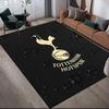 Spurs Flannel Printed Carpet, Home Sofa Decoration for Living Room & Bedroom, Non‑Slip Play Flannel Floor Mat for Game Room