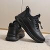Old Beijing Cloth Shoes Winter Men's Cotton Shoes Thickened Warm and Comfortable Dad Sports Shoes Flat Bottom Non-slip Medium and Old Cotton Drag