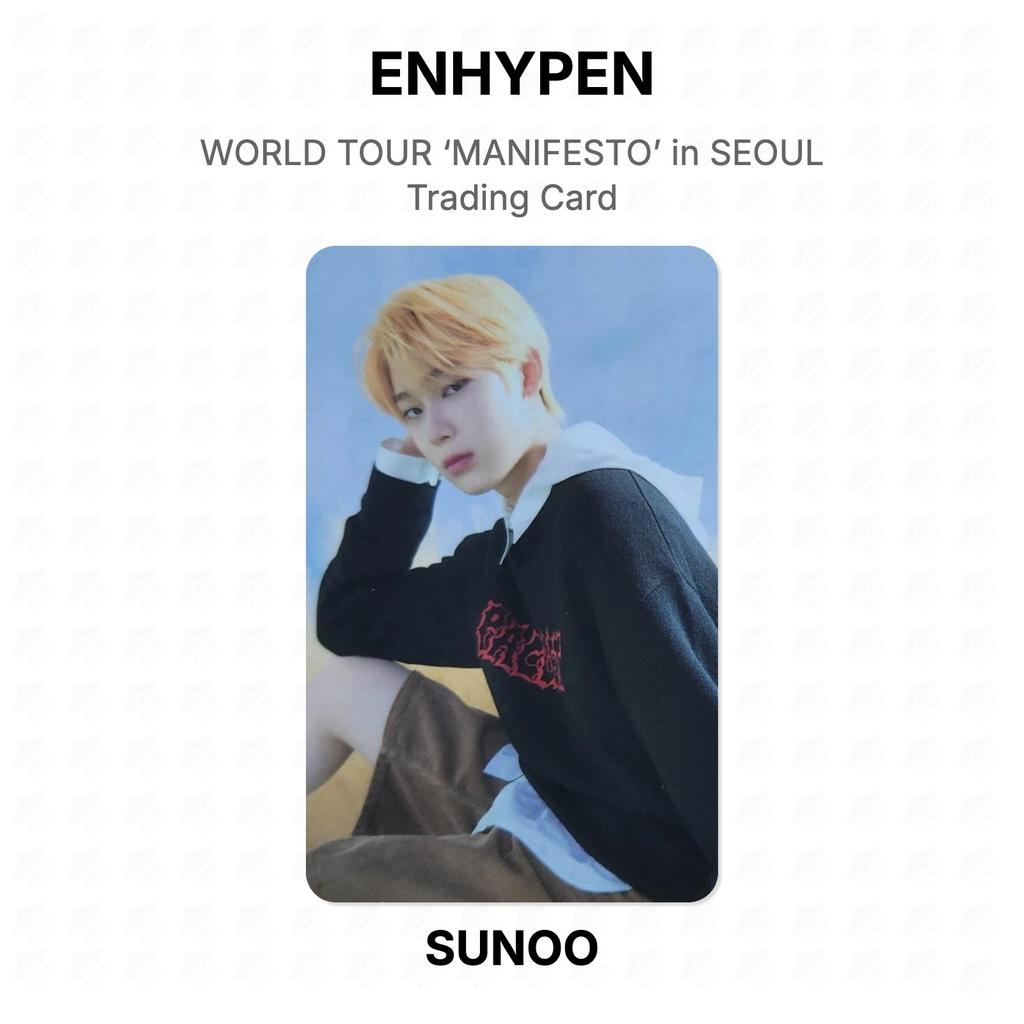 ENHYPEN WORLD TOUR ‘MANIFESTO’ in SEOUL Trading Card Official Photocard