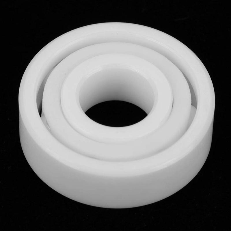 5 Pcs White 6000-2RS Full Ceramic Bearing Zro2 Ball Bearing Zirconia Oxide Bearing 10 X 26 X 8Mm
