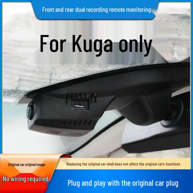 Ford Kuga WiFi Hidden Dashcam with Original Shell Replacement, No Wiring Needed, Non-Destructive Installation