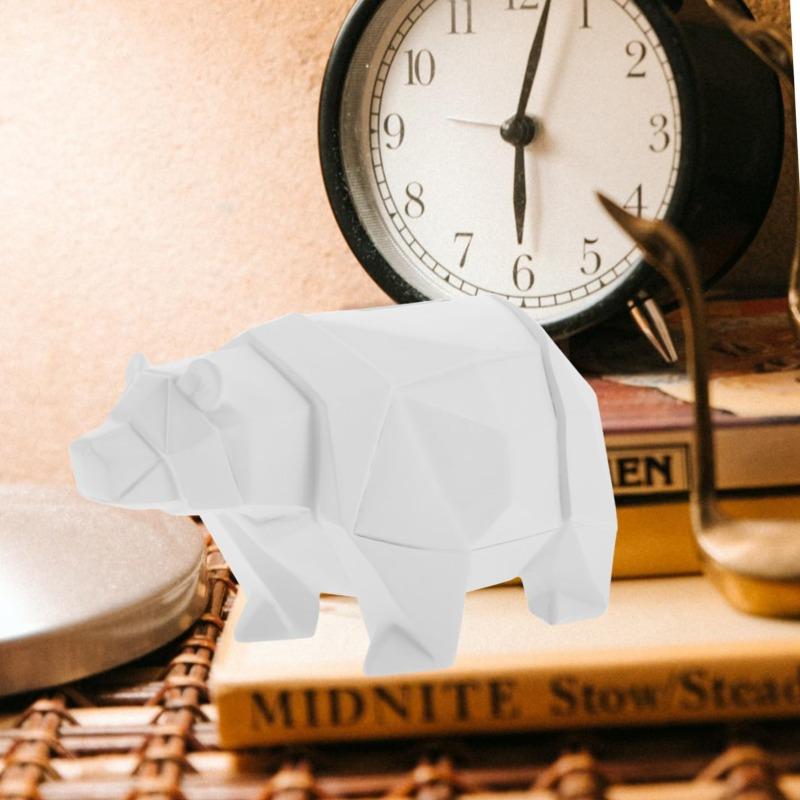 Klassische Cartoon-Sparschwein mit Eisbären-Design für Zuhause, Arbeitszimmer, Schlafzimmer oder Bürodekoration