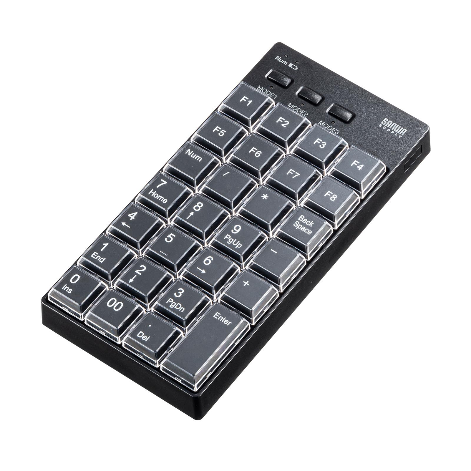 

Sanwa Supply Programmable Numeric Keypad (Bluetooth Model) NT-BT26BK чорний