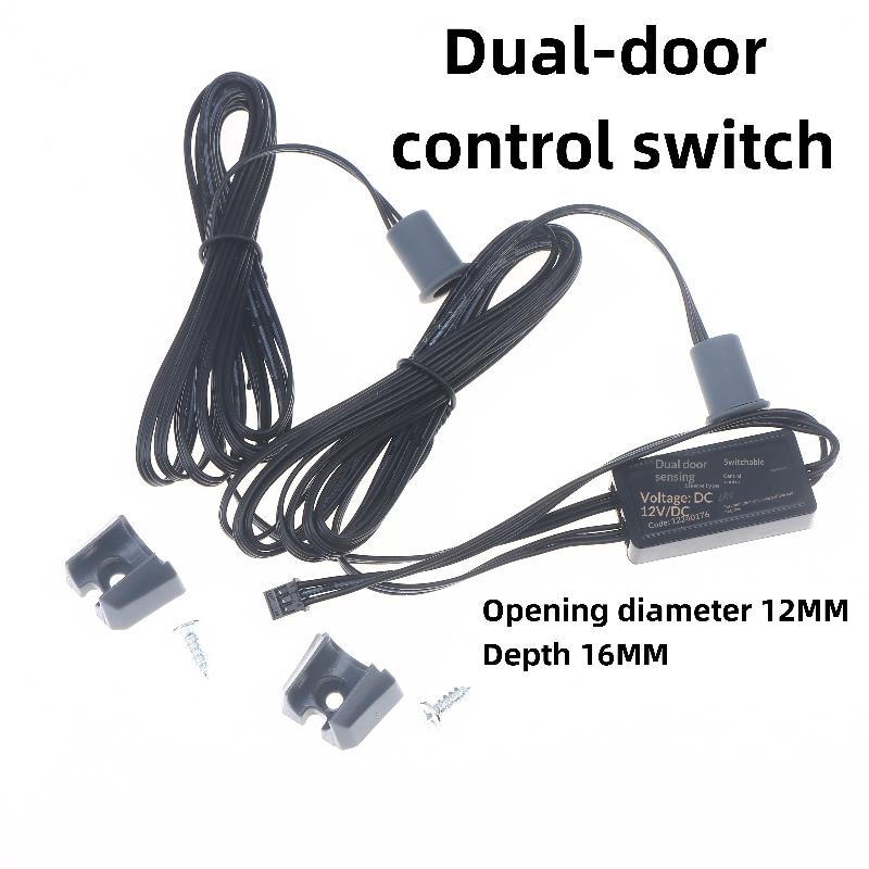 1Set Closet Touch/Hand Sweep/PIR Motion/Door Control Kitchen Wardrobe Lamp 12/24V Mini LED Cabinet Light Sensor Switch