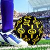 BSC Football Yellow And Black Unity Size 5 Soccer Ball, Suitable for Training and Matches, High-Elasticity, Wear-Resistant Material Gift for Fan