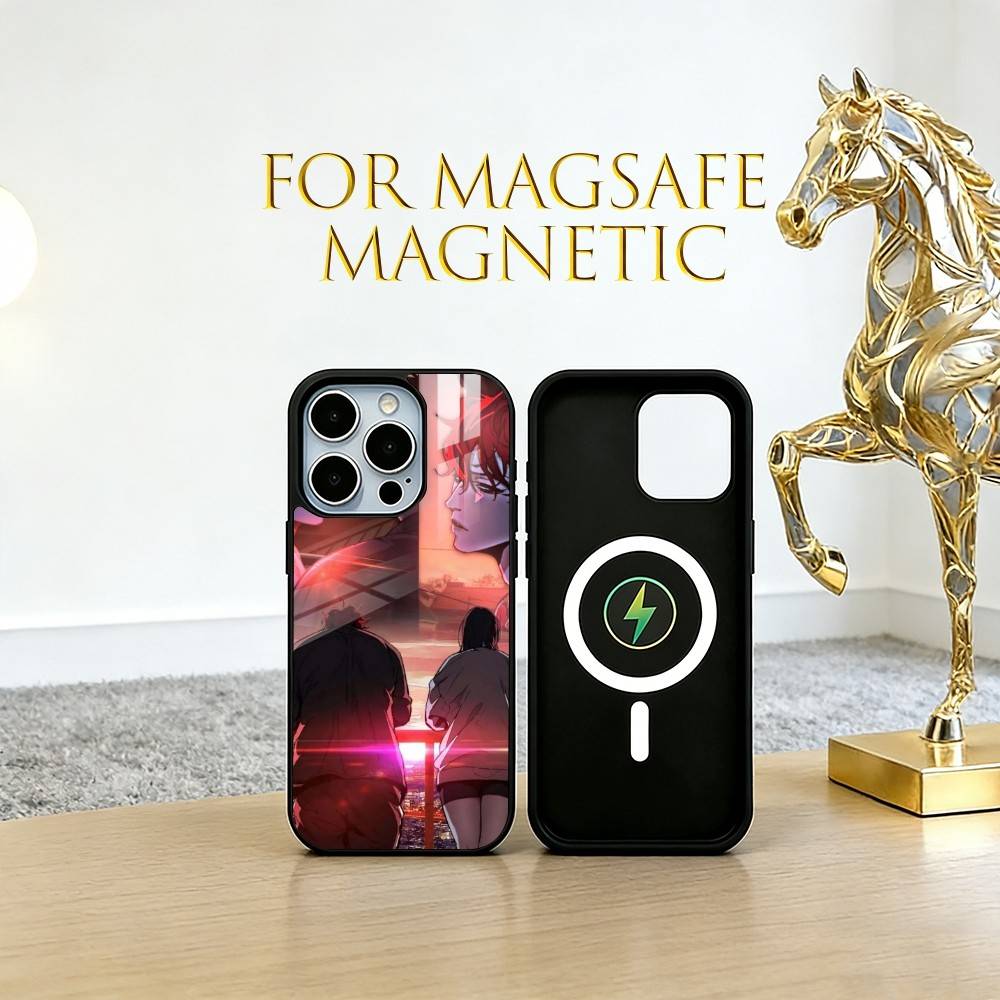 Manhwa  Phone Case For iPhone17,16,15,14,13,12,11 Plus,Pro Magnetic with Magsafe Wireless Charging