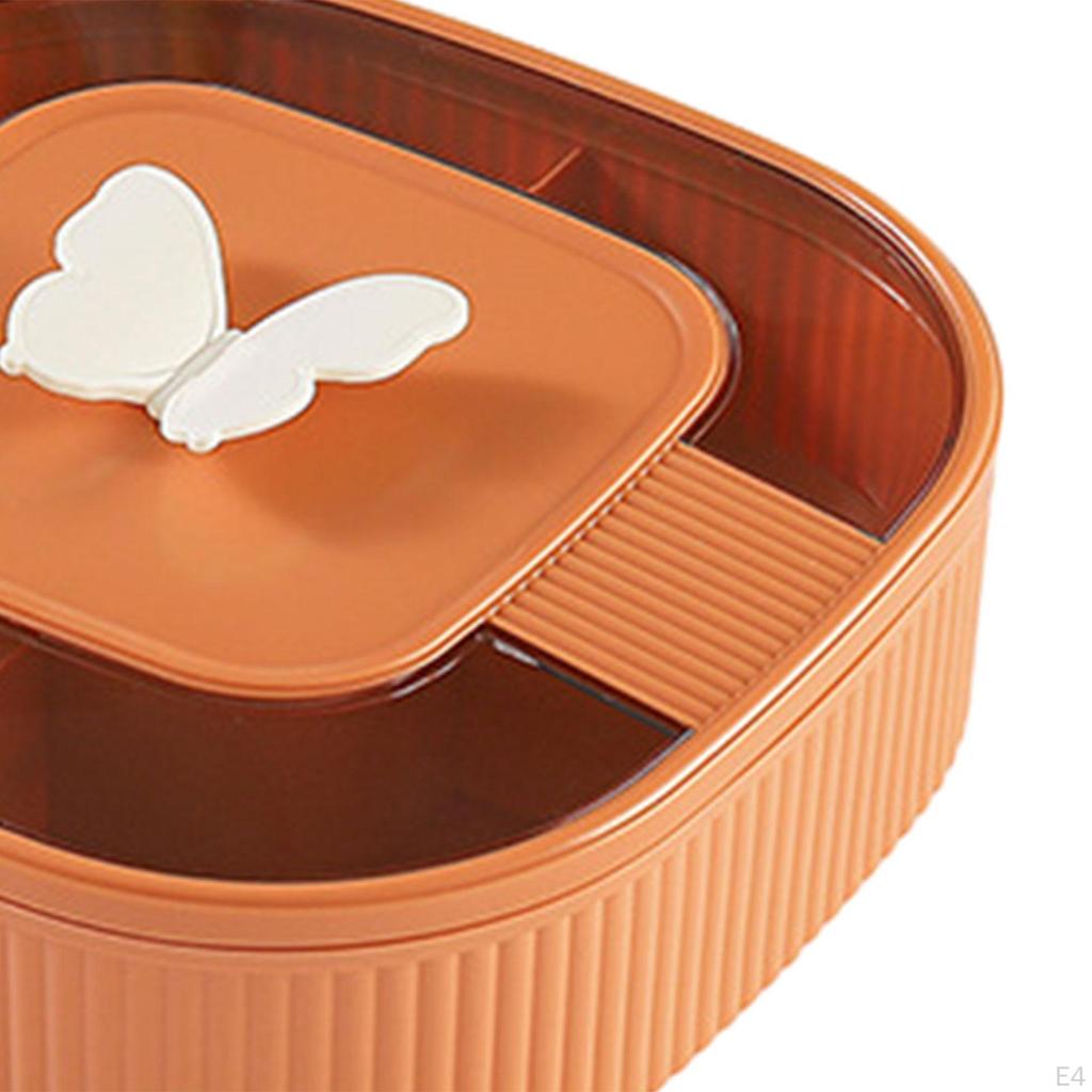 Divided Serving Tray Candy and Nut Container Organizer Bowl Reusable Dishes