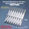 Expandable Aluminum Sewing Gauge for Precise Measurement and Marking in Sewing Crafts Woodworking and Pleating Applications