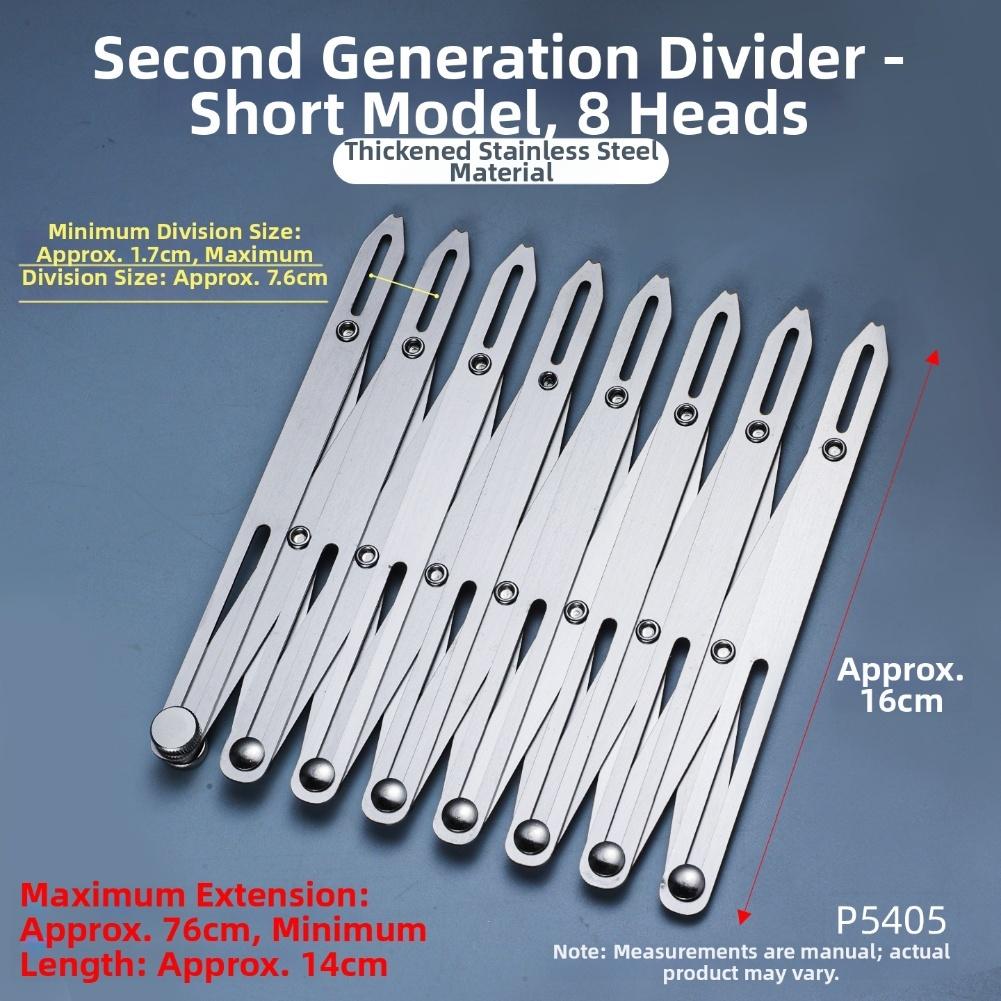 Expandable Aluminum Sewing Gauge for Precise Measurement and Marking in Sewing Crafts Woodworking and Pleating Applications