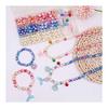 SZSL Beads Craft Kit, Colorful, Soft Colors, Accessory Parts for Girls, Pendants, Necklaces, Bracelet, DIY Materials, Handmade, Storage Case