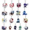New Game Cookie Running Acrylic Fun Keychain Shadow Milk Pure Vanilla Cookie Pendant Keyrings Fans Gifts Bag Hanging Accessories