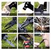 Multitool Multifunktionale Axt 16-in-1 Multitool Überlebensausrüstung Axt Hammer Zange Säge Schraubendreher Flaschenöffner mit Pfeife mit tragbarer Scheide
