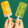 4 Hole Plastic Ice Cream Mold Magnum Mold DIY Fruit Juice Ice Pop Cube Maker Ice Tray Popsicle Mould Baking Accessories