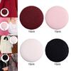 10x Fabric Cloth Covered Buttons Round Buttons Shank Buttons Sewing for Jackets Clothes Coats Formal Dress Garment Accessories