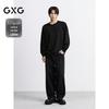 GXG Men's Letter Print Crewneck Sweatshirt