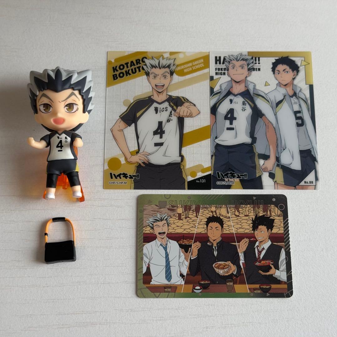 Used [Haikyu] Kotaro Bokuto Nendoroid Figure Trading Card