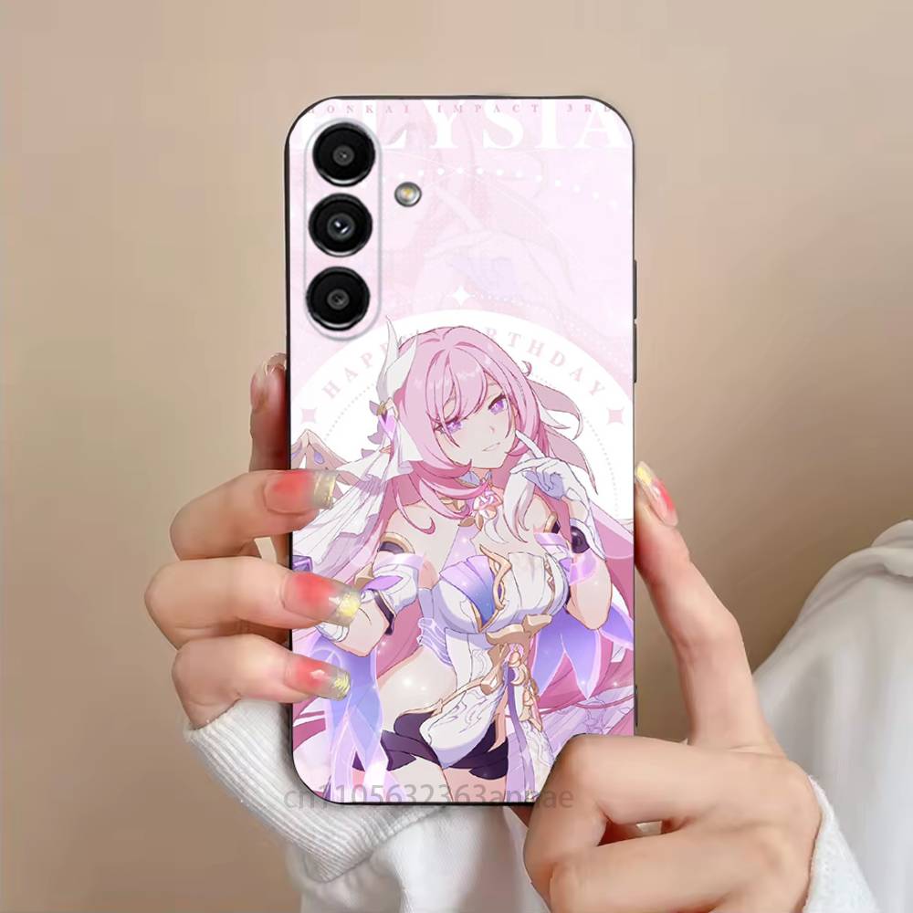H-Honkai Alyssia Phone Case For Samsung Galaxy S21 22 23 24 S25 Ultra PlusS20 FE S10 Plus  Cover Funda
