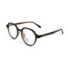 TR90 Tortoiseshell Eyeglasses Frame for Women - Lightweight, Prescription-Ready, Slimming Design, Square/Round Fit for Bare Face