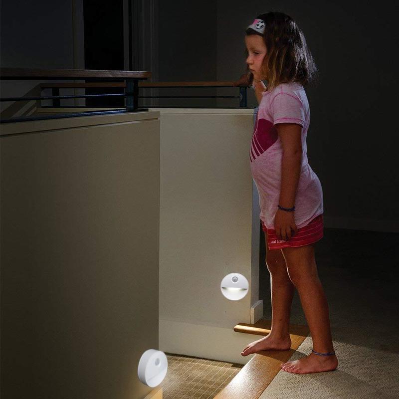 1W Shape Crescent Bedroom Night Atmosphere Toilet Color Light Wall Color Night Sense LED Night Lamp LED Human Body Induction Light (White Light)