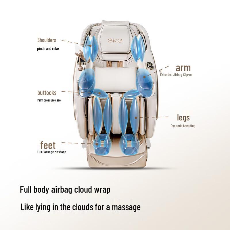 SKG T5 Series 3D Cloud Hand Kneading Full Body Massage Chair