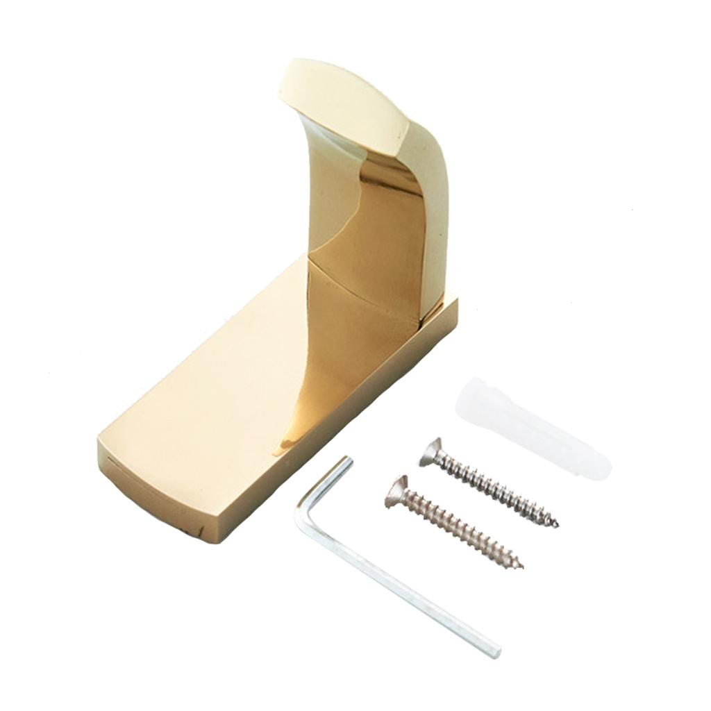 Robuster Bademantelhaken Messing Hut Kleiderhaken Mehrzweck Wand Einzelhaken Gold Handtuchhalter Badezimmerzubehör