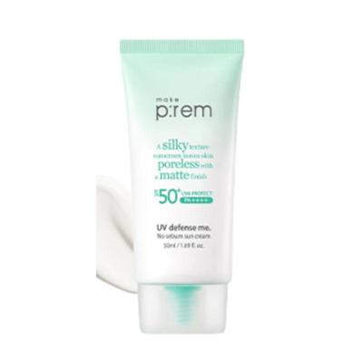 UV Defense Me No Sebum Sunscreen SPF50+ PA++++ 50ml – Oil Control Matte Sun Cream