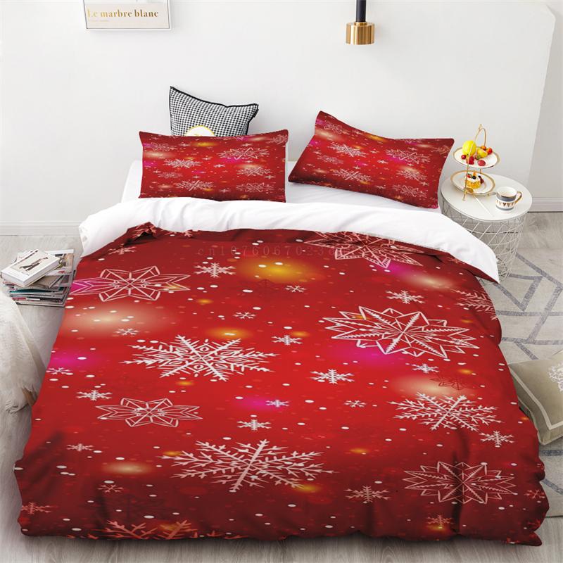 Premium Duvet Cover Christmas Fireworks Candy Bedroom Living Room Room Decoration Single Double Bed Queen King Size