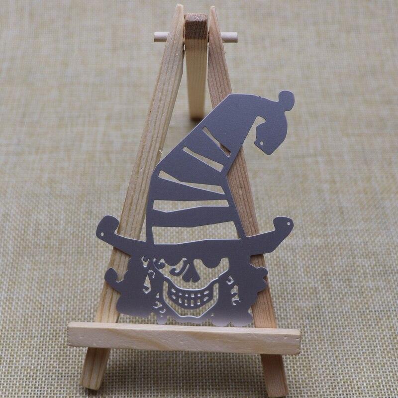 Klaun Čarodějnický klobouk Kovové řezací šablony Scrapbooking Forma Šablona Ručně vyráběné řemesla Embosovací vyřezávací šablona