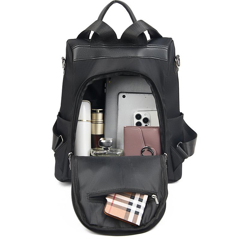 Oxford Cloth Backpack for Women New Korean Style Fashion Travel Backpack Versatile Anti-theft Canvas College School Bag