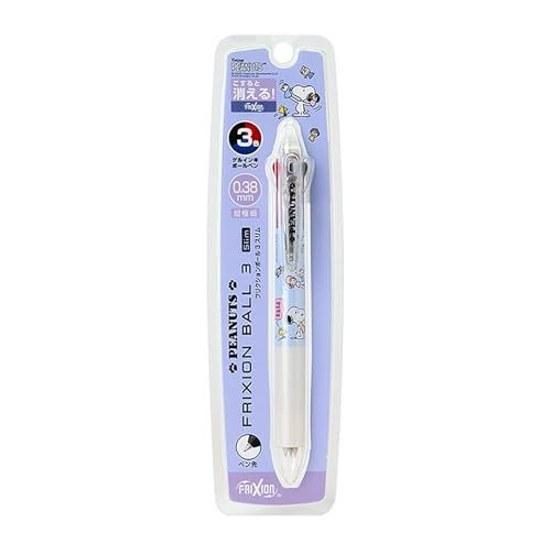 Sanrio Friction Ball 3 Slim Snoopy Polycarbonate Diameter 0.38mm Ink Color Black Red Blue Knock Type 928097