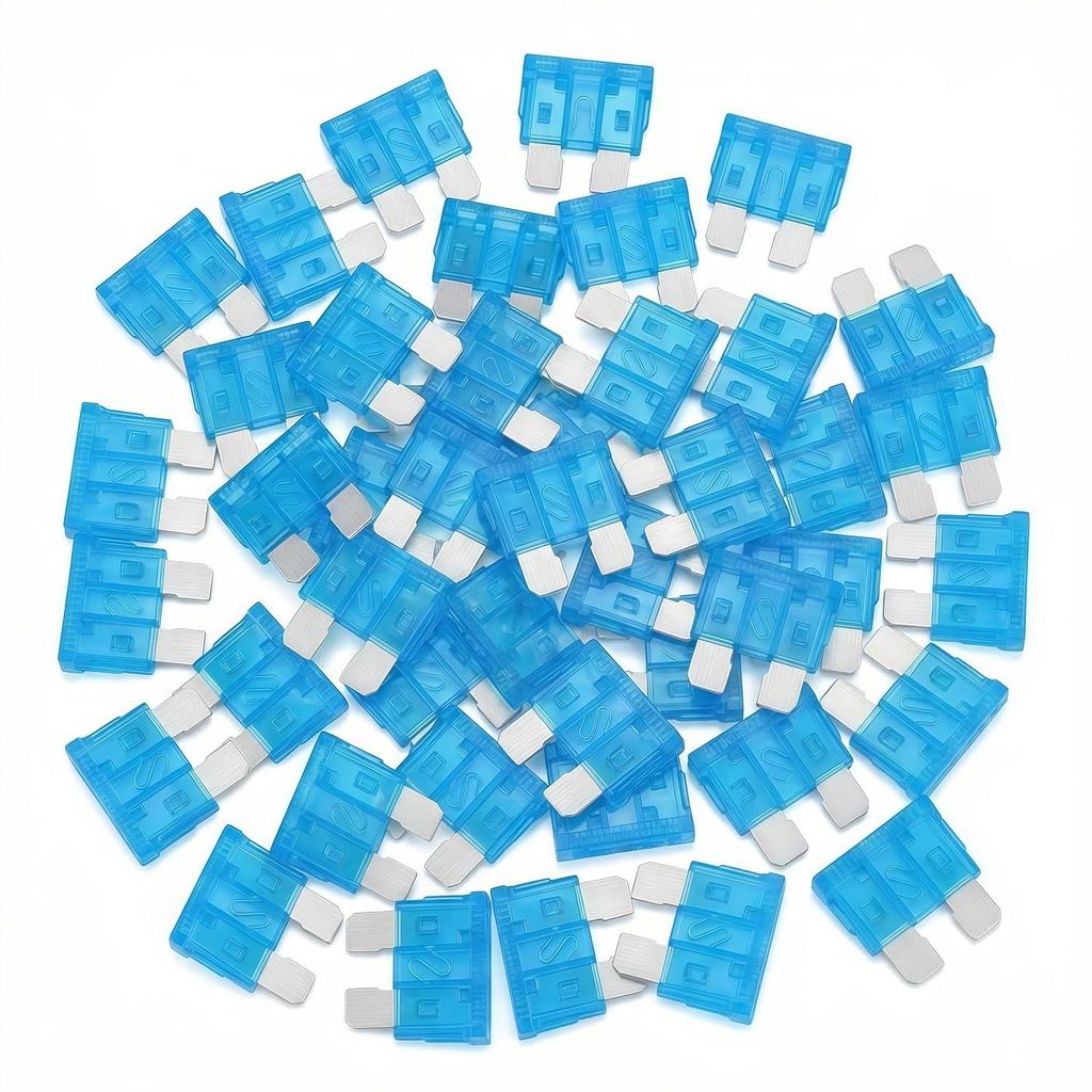 (80Pcs) 10 Amp Standard Fuse, 10A Car Blade Fuses for Car/RV/Truck/SUV/Motorcycle/Boat