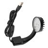 Fish Tank Clip Light 5W 5V 12 LEDs Blue White Light High Brightness Adjustable Angle USB Clamp Aquarium Light Black
