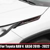 For Toyota RAV4 RAV 4 XA50 - Hybrid ABS Car Headlight Leaf Board Decoration On Shark Gills Trim External Accessories
