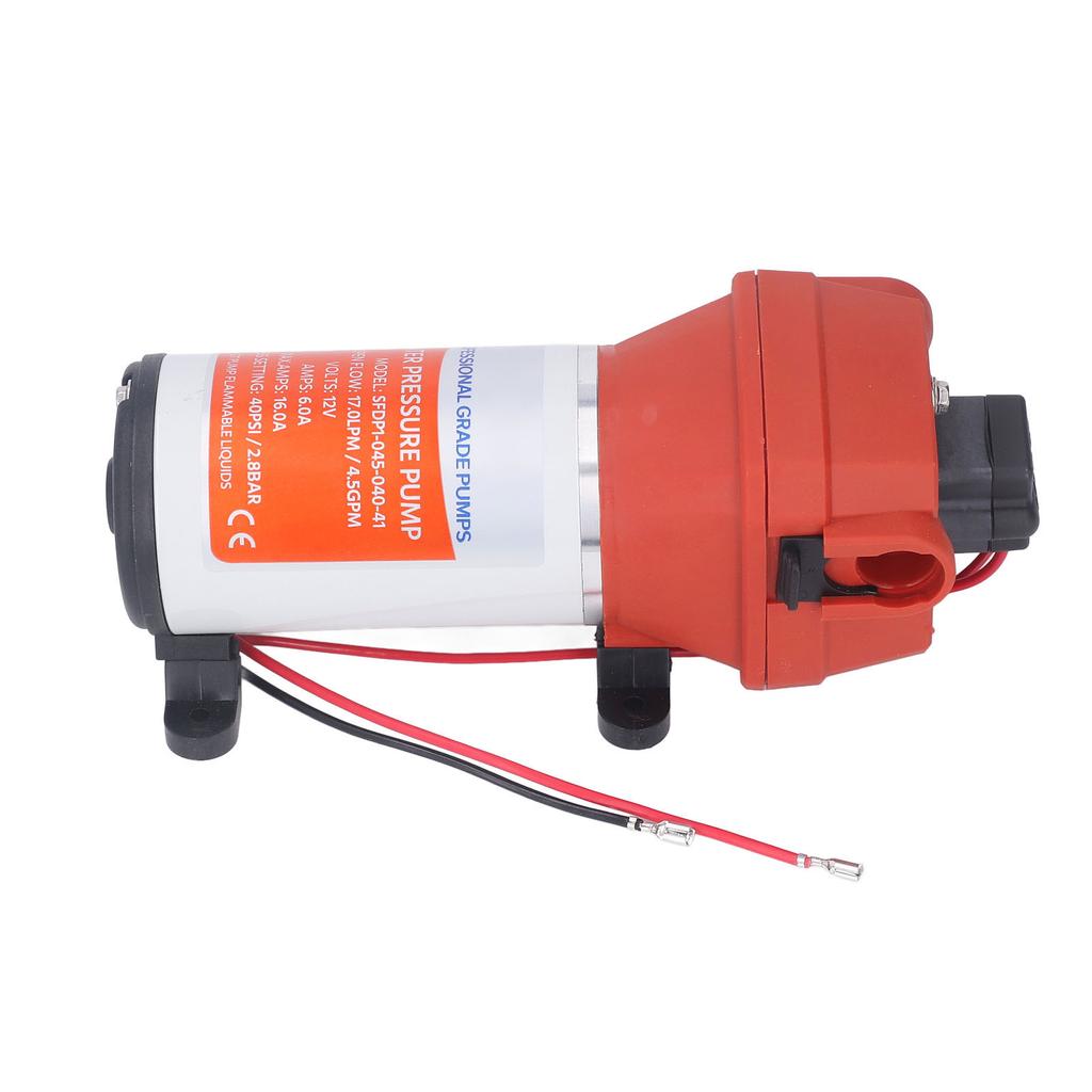 12V Diaphragm Pump High Pressure Large Torque Leak Proof Self Priming Pump for Yacht RV Cleaning Machine