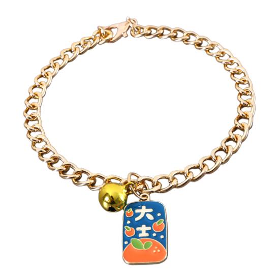 Haustier-Halskette, Mini-Glocken-Design, glänzende visuelle Wirkung, helle Farbe, allergiefrei, lang