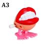 Dental Gift Teeth Shape Clockwork Toy with Chain String Up Jumping Walking Mouth Toys Kids Birthday Party Halloween Gift
