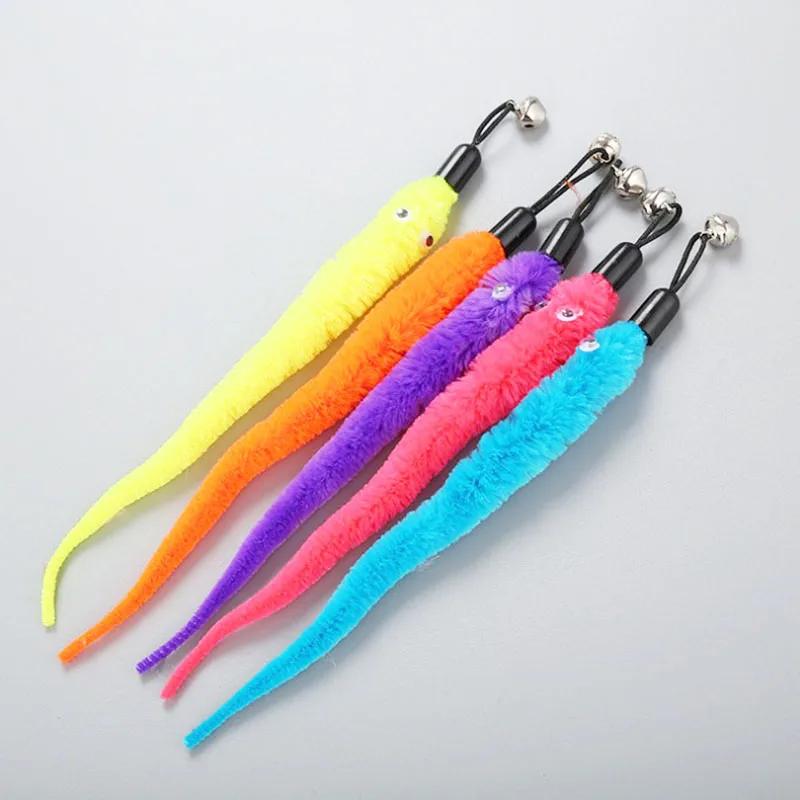 

97cm Retractable Cat Feather Toys Kitten Funny Rod Cat Wand Toys Plastic Pet Cat Toys Interactive Stick Pet Cat Supplies