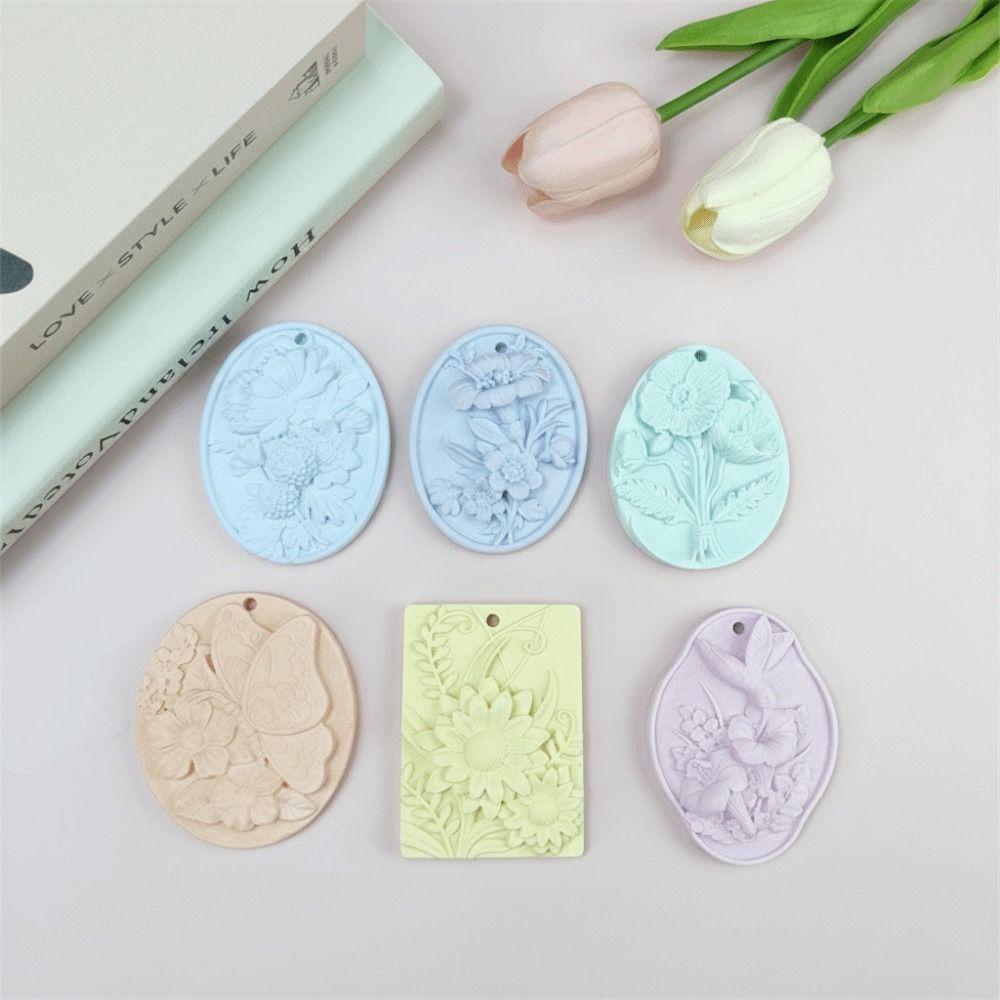 3D Rose Flower DIY Flower Mold Oval Shape Resin Mould Baking Tools Plaster Mold DIY Handicrafts