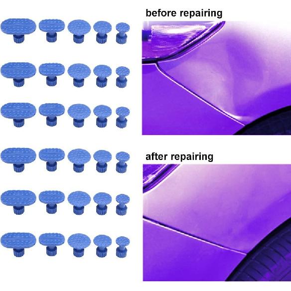Dent Glue Tabs,30pcs Car Dent Puller Tabs Paintless Dent Repair Tools Set for Automobile Dent Repair Hail Damage Removal Tools