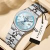Ladies Casual Quartz Wristwatch Accurate Luxury Waterproof Steel Strap Auto Date Fashion Watch for Women