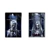 2PCS 2D Flat Scary Halloween Window Cover Super Terrifying Blood-Themed Scary Halloween Backdrops Polyester Fiber