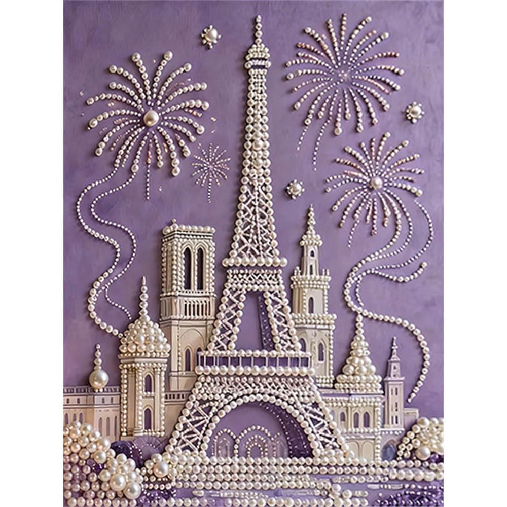 

Наборы Алмазная мозаика Башня с жемчугом, без рамки 30x40 см, Алмазная живопись Каменное искусство для взрослых/новичков, Идея для подарка, Декор для стены дома 30x40cm