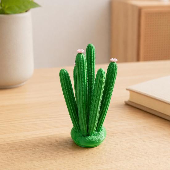 Cactus Jewelry Holder Stand, Creative Desk Organizer for Earrings Necklaces Keys, Exquisite Texture Model Cute Vanity Office Decor , Unique Gift Women