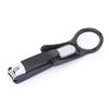 Anti-splash The Elderly Practical Nail Clipper with Magnifying Glass Multifunctional Stainless Steel Nail Clippers