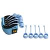 Pinza de mano expansor de dedo entrenador de dedo ejercitador de resistencia bandas Fitness dedo fuerza dispositivo de agarre entrenamiento de mano