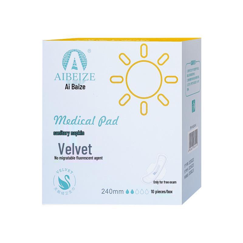 Love & Zephyr Kadife Hijyenik Pedler: Kadınlar İçin Günlük ve Gece Kullanımına Uygun Menstrüel Pedler.