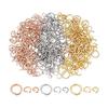 UNICRAFTALE Approximately 450 Pieces, 3 Colors, 3 Sizes, 4/5/8mm, Round Jump Ring, Stainless Steel, Round Ring, Stainless Steel Fittings Kit,